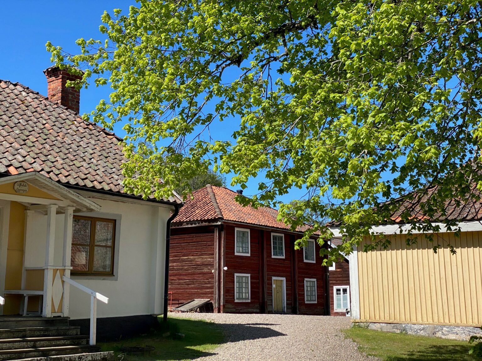 Gamla hus i Medevi.