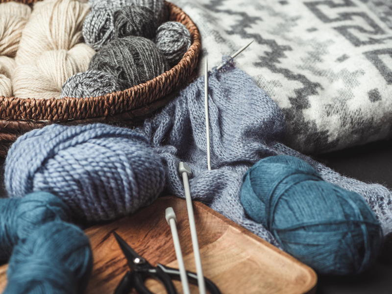 Handarbeta på bibblan